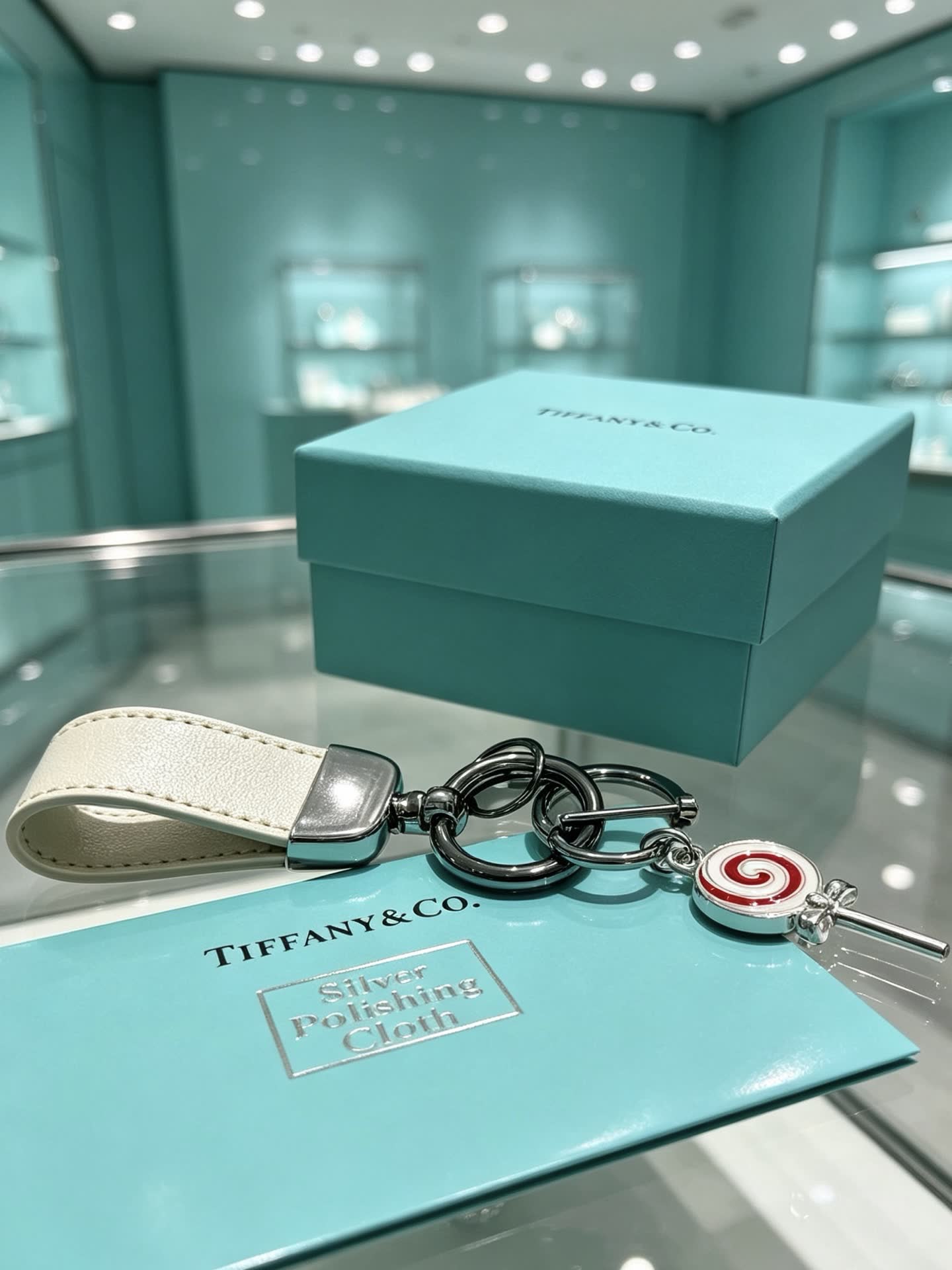 Tiffany & Co. Lollipop Keychain